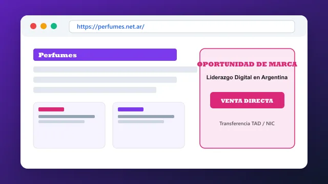 Modelo de aplicación comercial y proyectos digitales para perfumes.net.ar