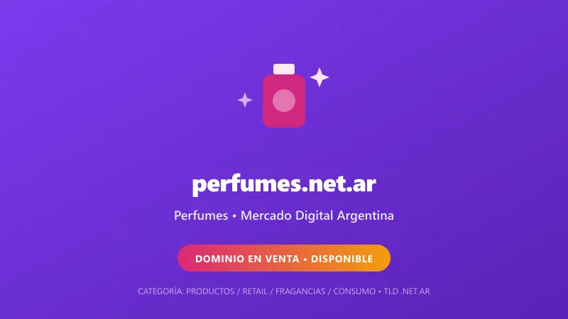 Identidad gráfica y activo digital para Perfumes en Argentina